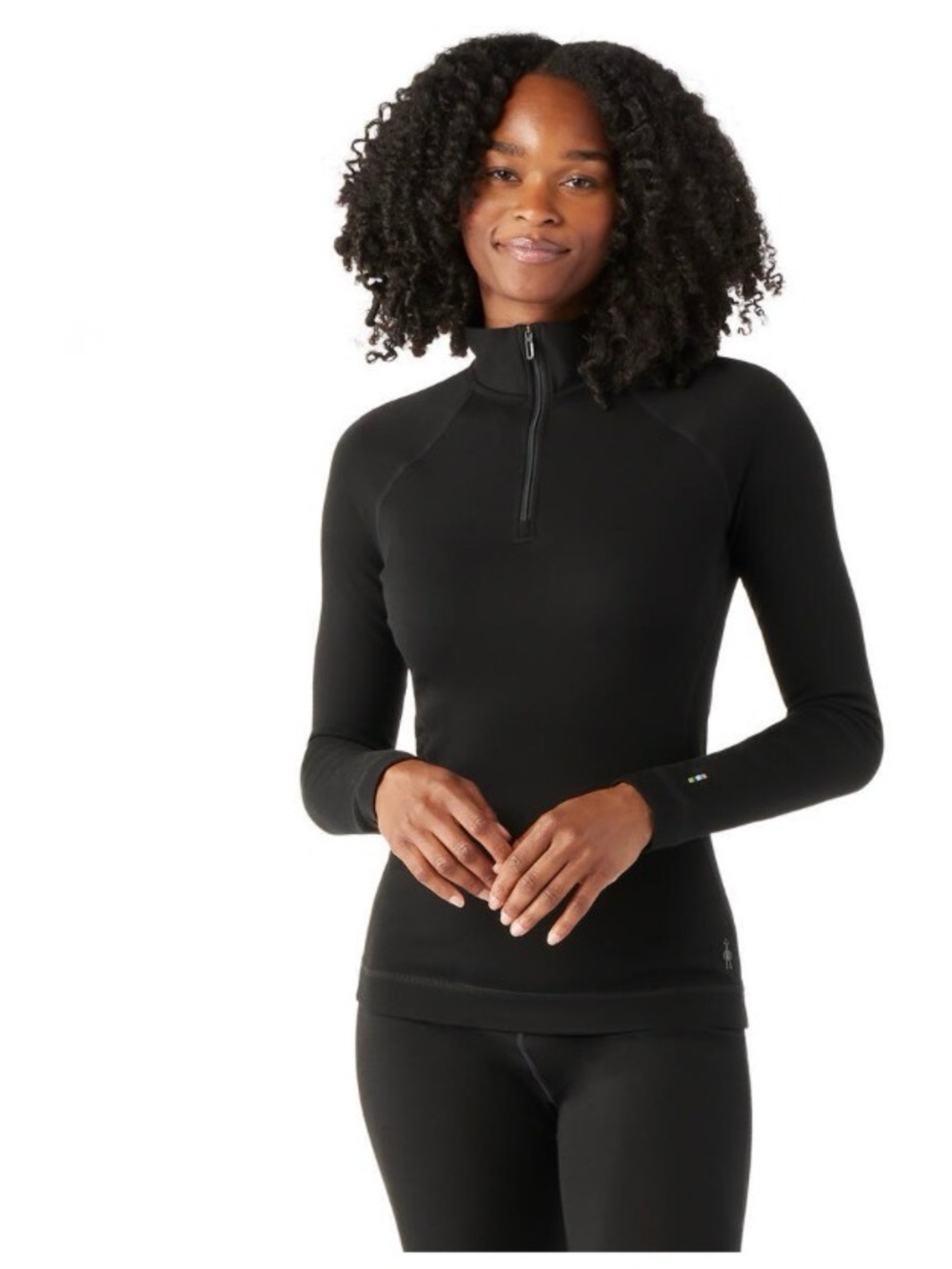 Smartwool Thermal Merino BL 1/4 Zip Black Sz S Women's
(Sep A-2)